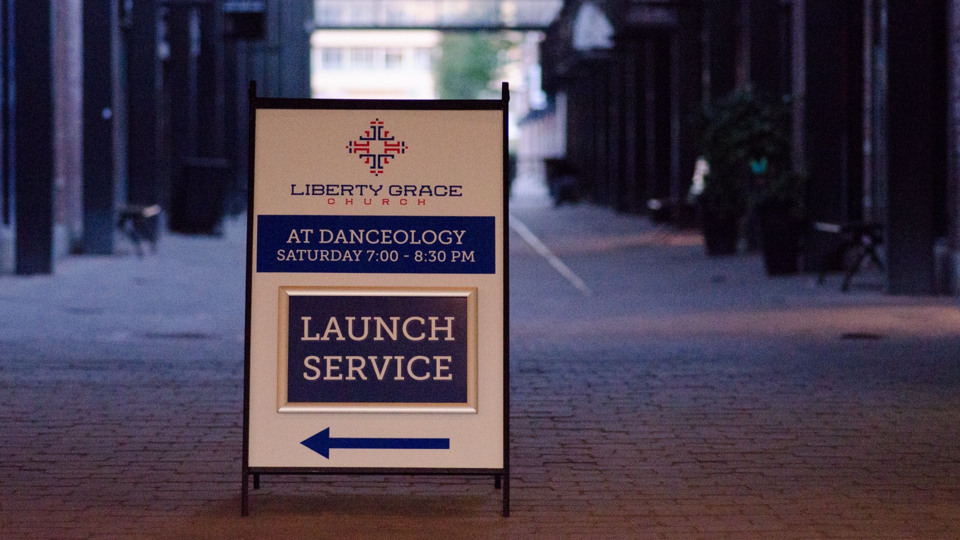 launch service for Liberty Grace Church
