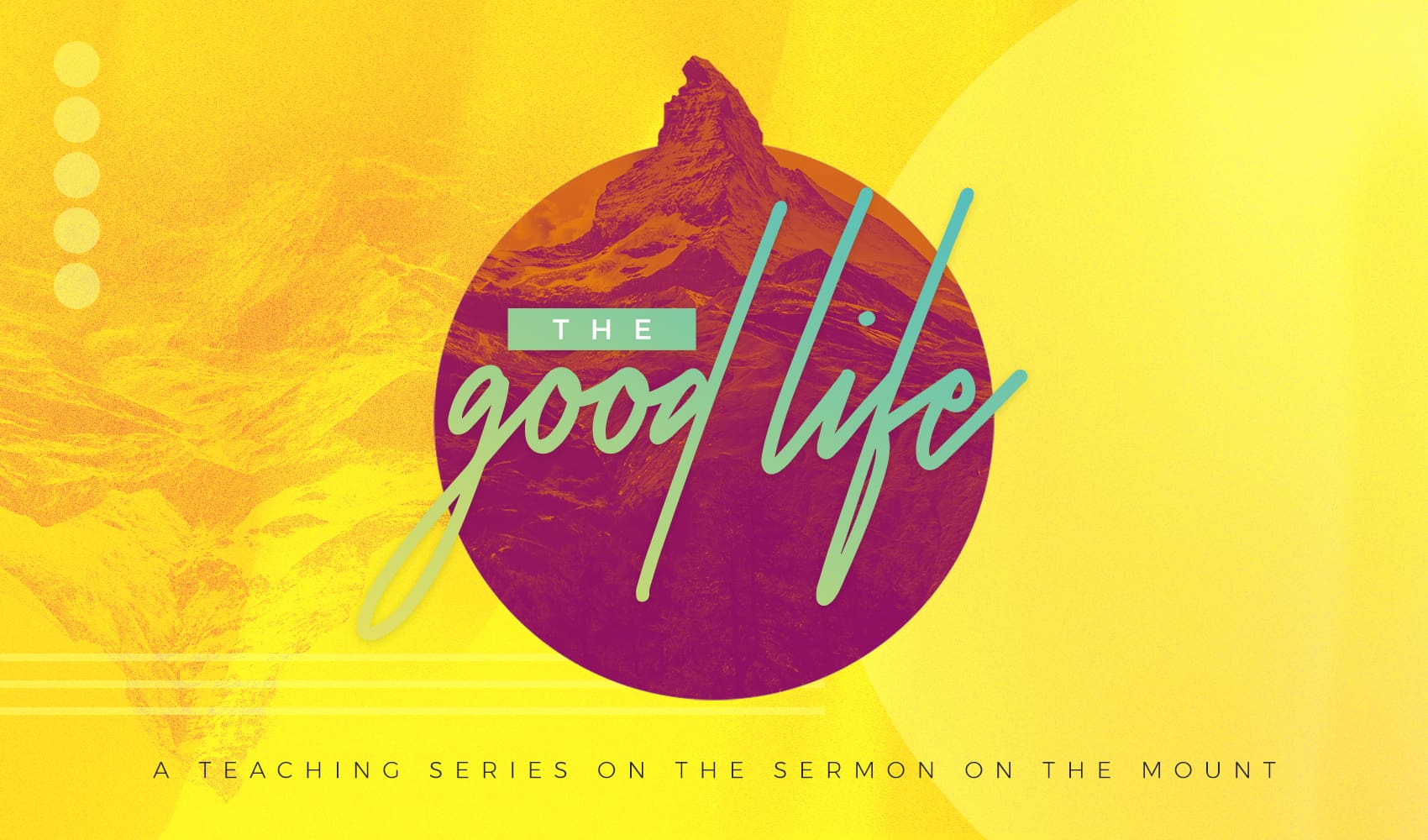 The Good Life and Money (Matthew 6:19-34)